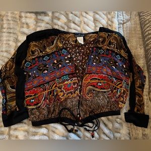 Carole Little Cinch Waist blouse